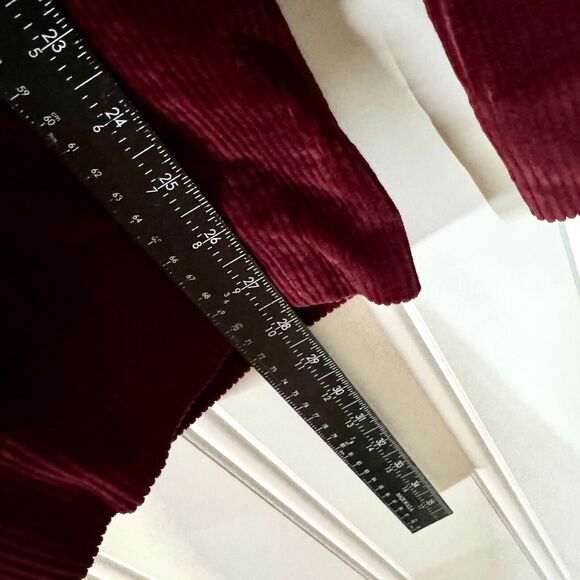 VINEYARD VINES Pants Mens Size 33X29 Wine Red Corduroy Mid Rise Straight Leg - Picture 4 of 7
